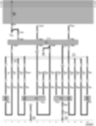 Wiring Diagram  VW CADDY PICKUP 2002 - Central locking