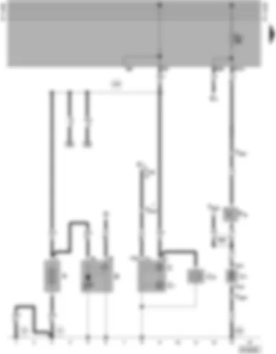 Wiring Diagram  VW CADDY PICKUP 2000 - Battery - starter - alternator - ignition/starter switch - radiator fan