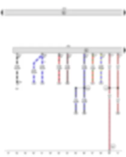 Wiring Diagram  VW CADDY 2011 - Onboard supply control unit - Engine control unit