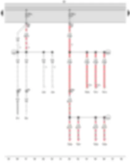 Wiring Diagram  VW CADDY 2015 - Fuse holder B - Fuse 15 on fuse holder B