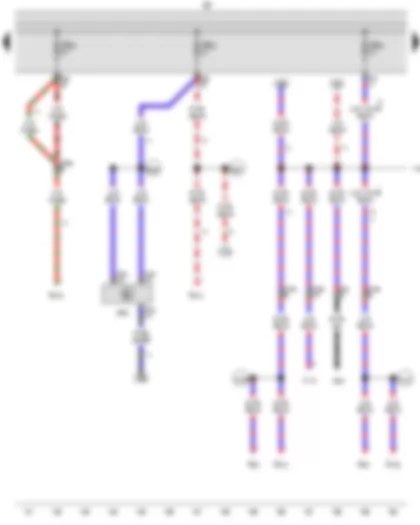 Wiring Diagram  VW CADDY 2012 - Fuse holder B - Fuse 23 on fuse holder B - Fuse 24 on fuse holder B