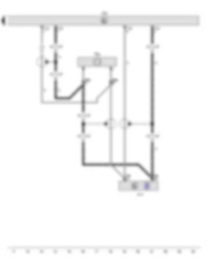 Wiring Diagram  VW CADDY 2015 - Mobile telephone operating electronics control unit - Control unit with display for radio and navigation - Telephone microphone