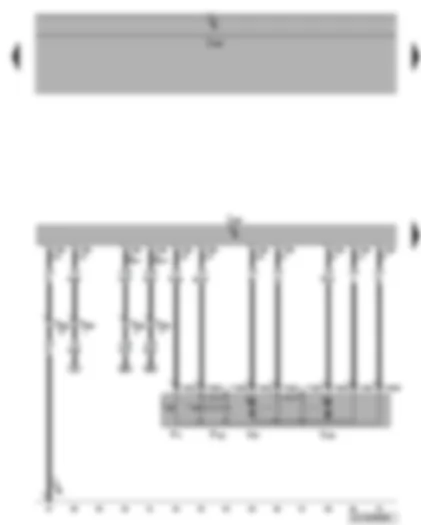 Wiring Diagram  VW CADDY 2004 - Front passenger door control unit - front passenger side central locking lock unit - front passenger door contact switch