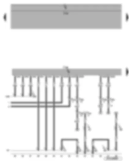 Wiring Diagram  VW CADDY 2004 - Diesel direct injection system control unit