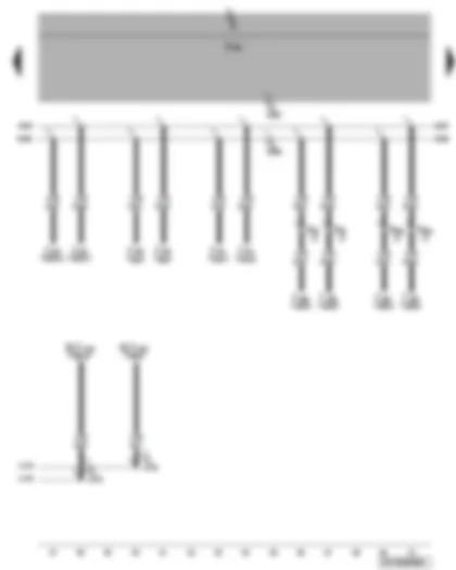 Wiring Diagram  VW CADDY 2005 - Infotainment CAN bus and convenience