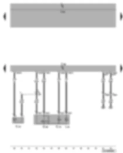 Wiring Diagram  VW CADDY 2006 - Driver door control unit - driver side interior locking button for central locking system - central locking deadlock function warning lamp - driver side interior locking warning lamp