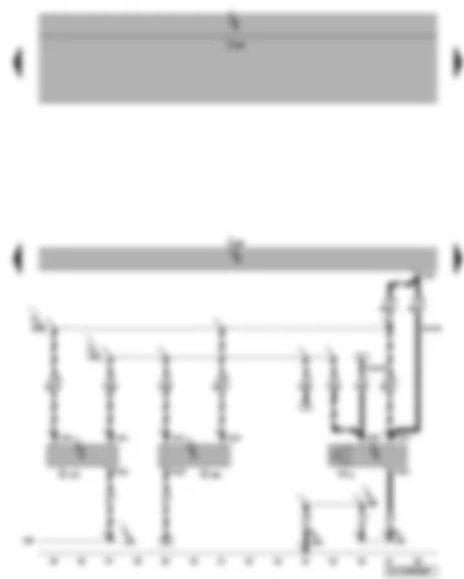 Wiring Diagram  VW CADDY 2006 - Convenience system central control unit - interior monitoring sensor - vehicle inclination sender - alarm horn