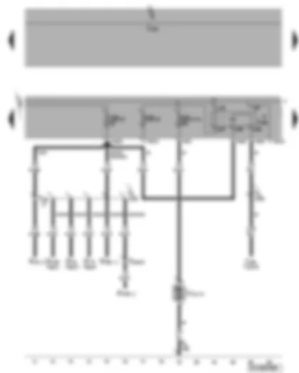 Wiring Diagram  VW CADDY 2007 - Fuse SB20 - SB23 - SB24 - SB27 - secondary air pump relay