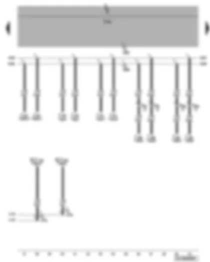 Wiring Diagram  VW CADDY 2007 - Infotainment CAN bus and convenience