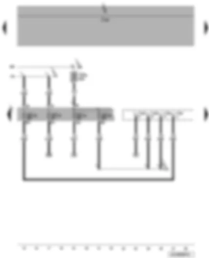 Wiring Diagram  VW CADDY 2007 - Fuses - coupling point special signals