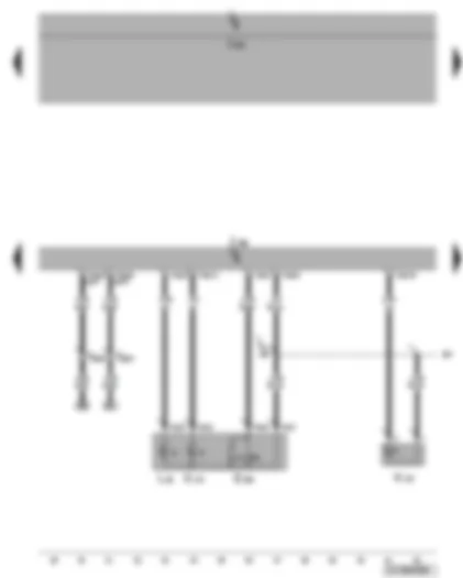 Wiring Diagram  VW CADDY 2007 - Driver door control unit - driver side interior locking button for central locking system - central locking deadlock function warning lamp - driver side interior locking warning lamp