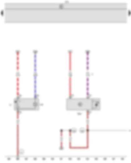 Wiring Diagram  VW CADDY 2009 - Rain and light sensor - Onboard supply control unit - Cigarette lighter illumination bulb - Cigarette lighter