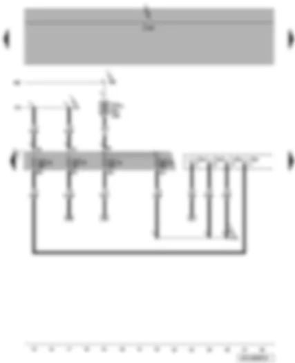 Wiring Diagram  VW CADDY 2009 - Fuses - coupling point special signals