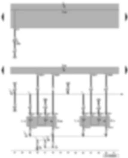 Wiring Diagram  VW CADDY 2009 - Special vehicle control unit - 2-way radio switch - engine continues to run without key button - button illumination bulb