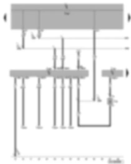 Wiring Diagram  VW CADDY 2009 - Special vehicle control unit - steering column electronics control unit - blocking diode