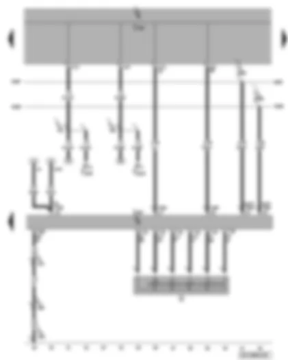 Wiring Diagram  VW CADDY 2009 - Ignition/starter switch - steering column electronics control unit