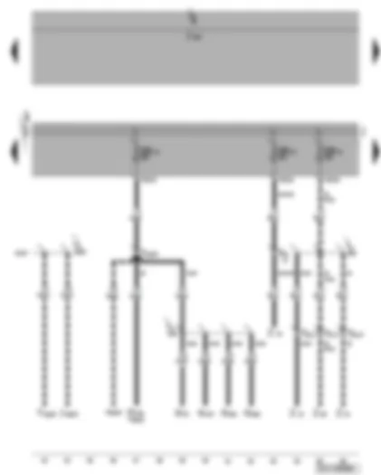 Wiring Diagram  VW CADDY 2009 - Fuse SB14 - SB21