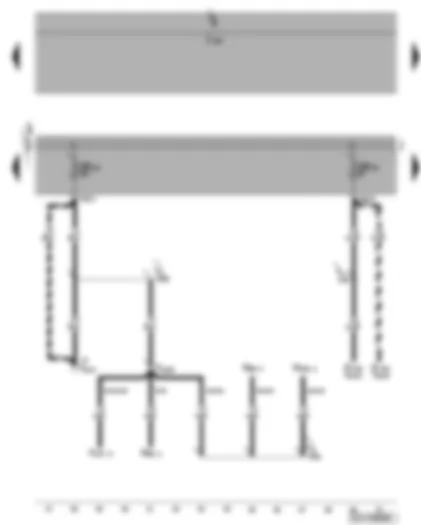 Wiring Diagram  VW CADDY 2009 - Fuse SB22 - SB24