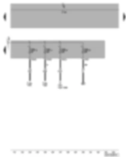 Wiring Diagram  VW CADDY 2009 - Fuse SB11 - SB12 - SB19 - SB30