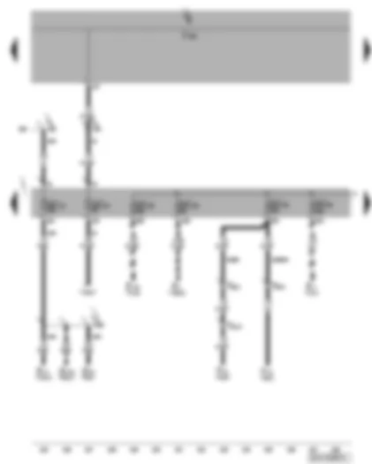 Wiring Diagram  VW CADDY 2009 - Fuse SC19 - SC28 - SC29 - SC30