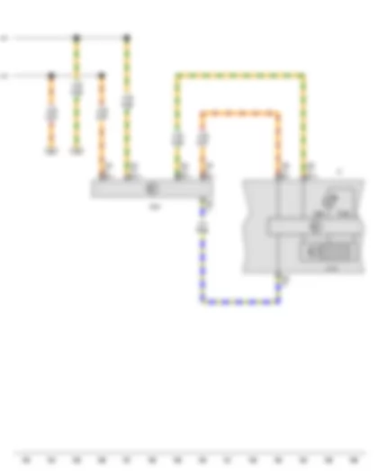 Wiring Diagram  VW CADDY 2010 - Data bus diagnostic interface - Dash panel insert