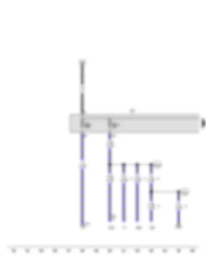Wiring Diagram  VW CADDY 2010 - Fuse holder C
