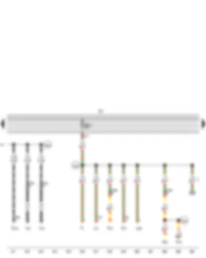Wiring Diagram  VW CADDY 2010 - Fuse holder C