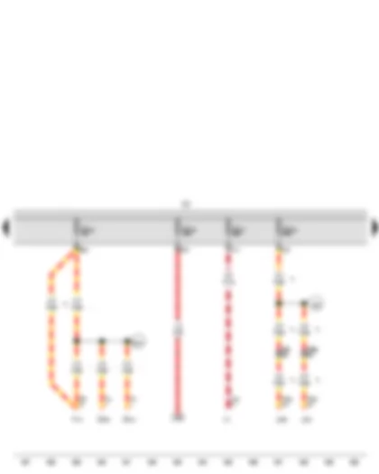 Wiring Diagram  VW CADDY 2010 - Fuse holder C