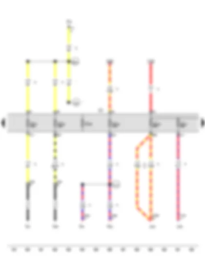 Wiring Diagram  VW CADDY 2010 - Fuse holder C