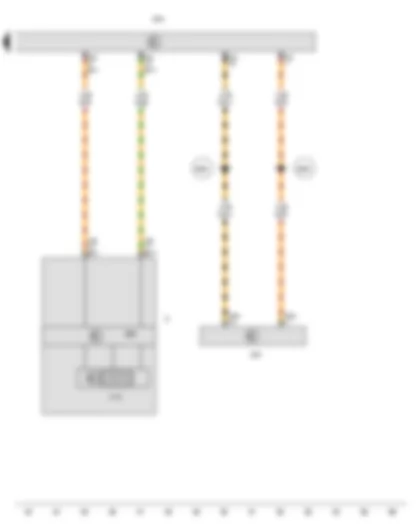Wiring Diagram VW CADDY 2010 - Control unit in dash panel insert - Steering column electronics control unit - Data bus diagnostic interface - Dash panel insert Wiring Diagram VW CADDY 2010 - Control unit in dash panel insert - Steering column electronics control unit - Data bus diagnostic interface - Dash panel insert