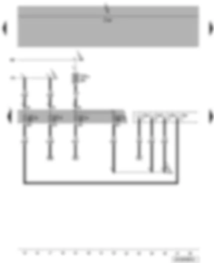 Wiring Diagram  VW CADDY 2010 - Fuses - coupling point special signals