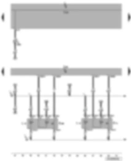 Wiring Diagram  VW CADDY 2010 - Special vehicle control unit - 2-way radio switch - engine continues to run without key button - button illumination bulb