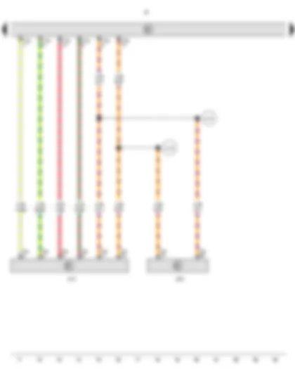 Электросхемa  VW CADDY 2010 - Магнитола