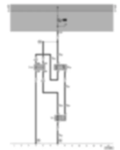 Wiring Diagram  VW CADDY 1997 - Radiator fan - radiator fan relay