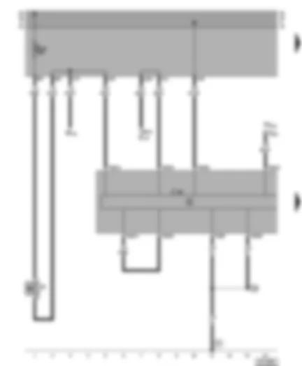 Wiring Diagram  VW CADDY 1999 - ABS control unit - brake light switch