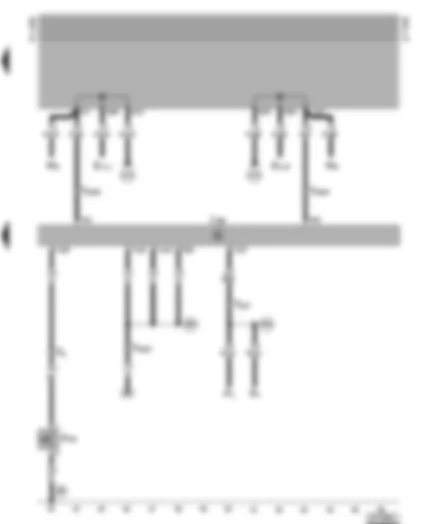 Wiring Diagram  VW CADDY 1999 - Anti–theft alarm system control unit