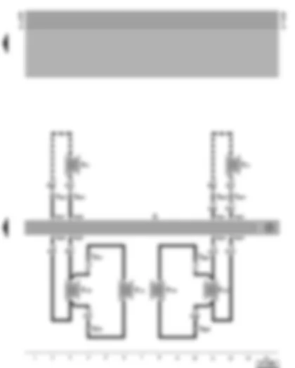 Wiring Diagram  VW CADDY 1999 - Radio - loudspeakers