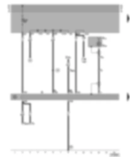 Wiring Diagram  VW CADDY 1999 - Radio - electronic amplified roof aerial