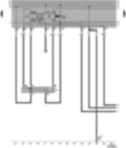 Wiring Diagram  VW CADDY 2000 - Windscreen washer/wiper system