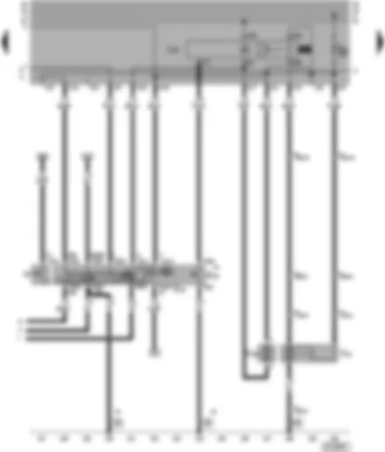 Wiring Diagram  VW CADDY 2000 - Rear window washer/wiper system