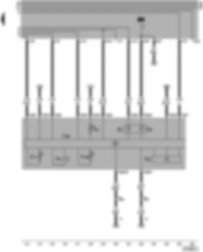 Wiring Diagram  VW CADDY 2002 - Dash panel insert