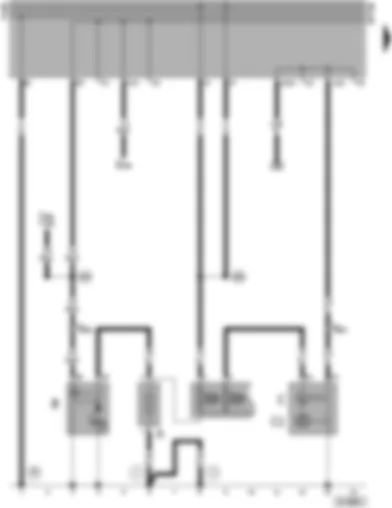 Wiring Diagram  VW CADDY 2002 - Battery - starter - alternator - voltage regulator