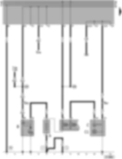 Wiring Diagram  VW CADDY 2002 - Battery - starter - alternator - voltage regulator