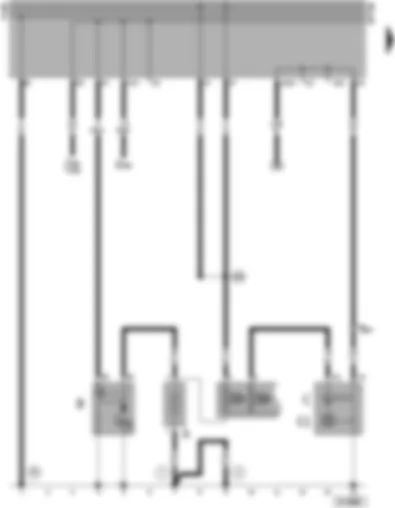 Wiring Diagram  VW CADDY 2002 - Battery - starter - alternator - voltage regulator