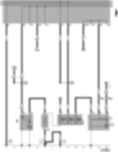 Wiring Diagram  VW CADDY 2002 - Battery - starter - alternator - voltage regulator