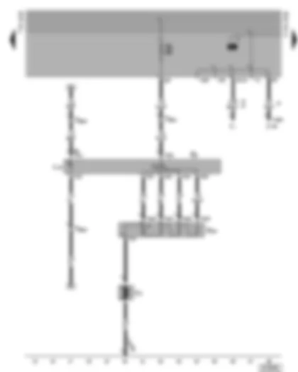 Wiring Diagram  VW CADDY 2003 - Fresh air blower switch - fresh air blower with overheating fuse series resistor - fresh air blower
