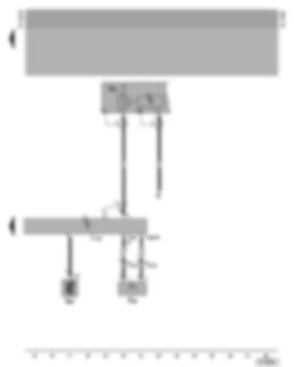 Wiring Diagram  VW CADDY 2003 - Operating electronics control unit - telephone microphone - radio/telephone aerial