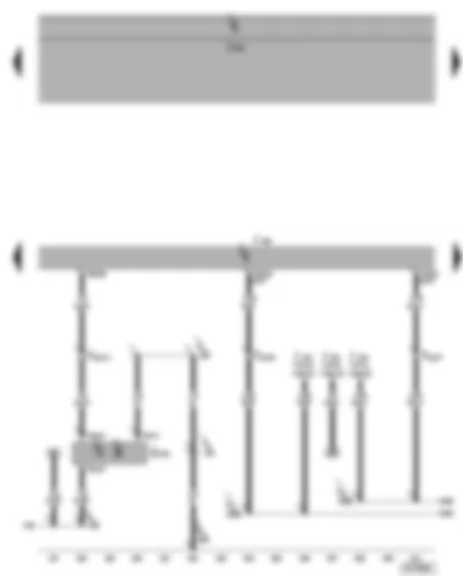 Wiring Diagram  VW CADDY 2005 - Motronic control unit - clutch position sender