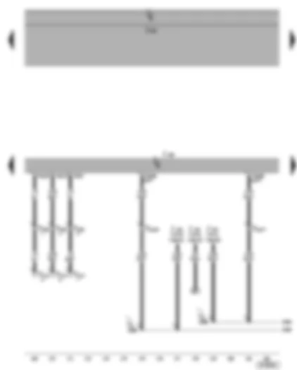 Wiring Diagram  VW CADDY 2005 - Diesel direct injection system control unit