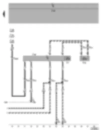 Wiring Diagram  VW CADDY 2007 - Radiator fan - radiator fan control unit